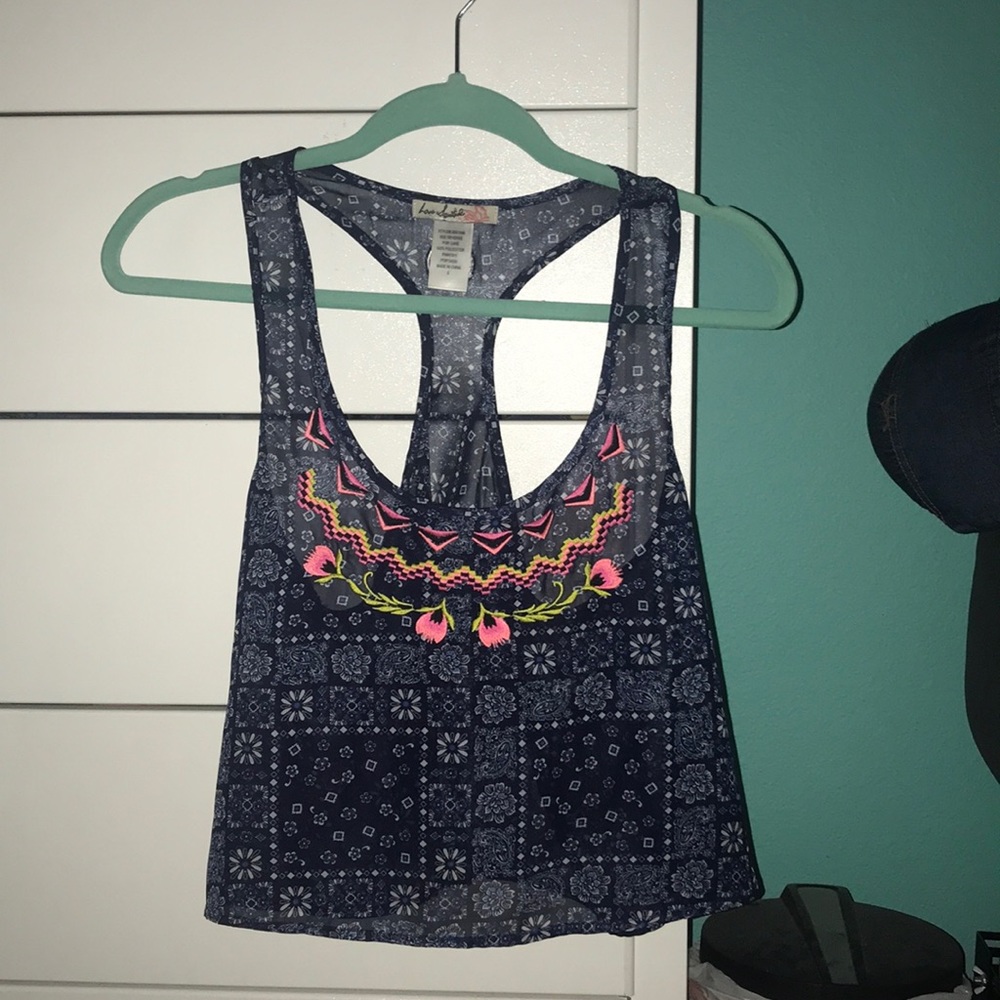 Colorful summer tank top purchased at Nordstrom